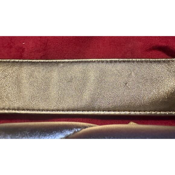 Valentino Garavani Gold Metallic Nappa Medium Roman Stud Rockstud Bag NEW - Picture 8 of 8